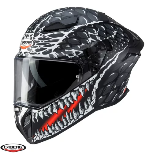 Casca Caberg Drift Evo II SV Crok H9 negru/antracit/rosu fluor mat Pinlock ready