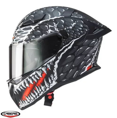 Casca Caberg Drift Evo II SV Crok H9 negru/antracit/rosu fluor mat Pinlock ready