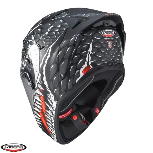 Casca Caberg Drift Evo II SV Crok H9 negru/antracit/rosu fluor mat Pinlock ready