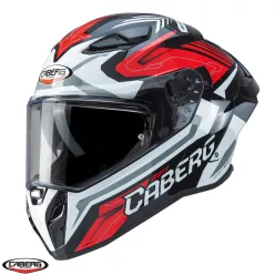   Casca Caberg Drift Evo II SV Jarama G0 negru/alb/rosu lucios Pinlock ready