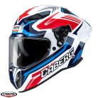 Casca Caberg Drift Evo II SV Jarama H7 alb/rosu/albastru lucios