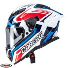 Casca Caberg Drift Evo II SV Jarama H7 alb/rosu/albastru lucios