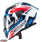 Casca Caberg Drift Evo II SV Jarama H7 alb/rosu/albastru lucios Pinlock ready