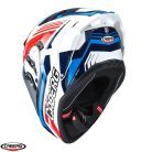Casca Caberg Drift Evo II SV Jarama H7 alb/rosu/albastru lucios