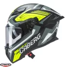 Casca Caberg Drift Evo II SV Jarama L6 negru/gri/galben fluor mat Pinlock ready