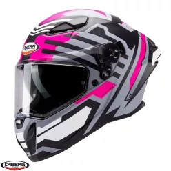   Casca Caberg Drift Evo II SV Horizon N6 gri/negru/fuchsia mat Pinlock ready