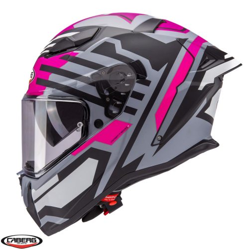 Casca Caberg Drift Evo II SV Horizon N6 gri/negru/fuchsia mat Pinlock ready - lentila Pinlock inclusa - Gri/negru/fuchsia mat