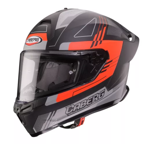 Casca Caberg Roxter Colt R9 negru/rosu/gri mat Pinlock ready