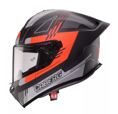 Casca Caberg Roxter Colt R9 negru/rosu/gri mat Pinlock ready