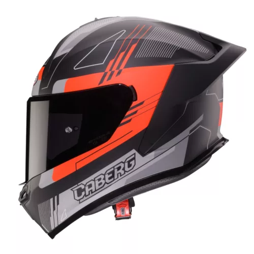 Casca Caberg Roxter Colt R9 negru/rosu/gri mat Pinlock ready