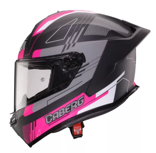 Casca Caberg Roxter Colt S2 negru/fuchsia /gri mat Pinlock ready