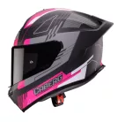 Casca Caberg Roxter Colt S2 negru/fuchsia /gri mat Pinlock ready
