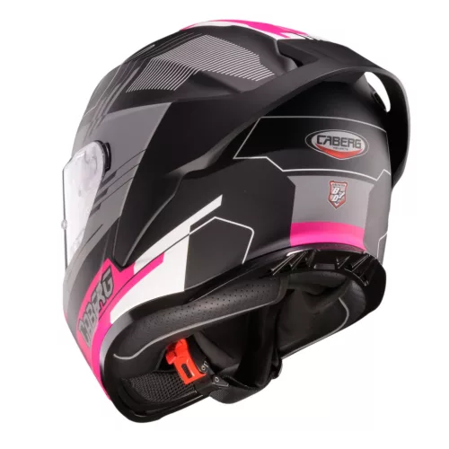 Casca Caberg Roxter Colt S2 negru/fuchsia /gri mat Pinlock ready