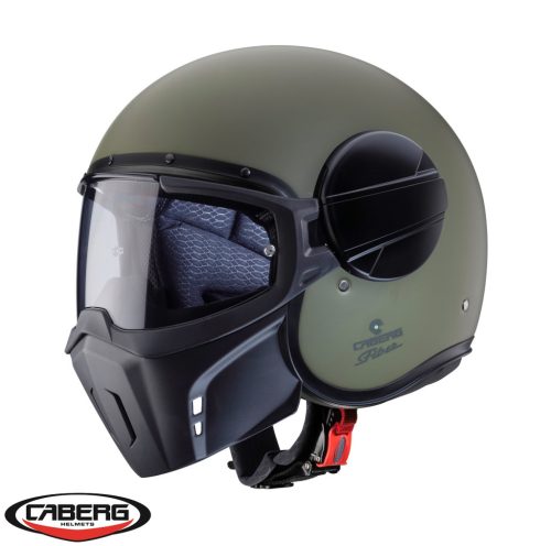 Casca Caberg Ghost verde military mat