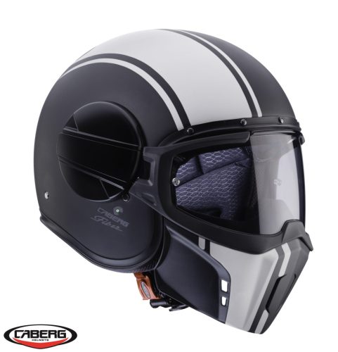Casca Caberg Ghost Legend negru/alb mat