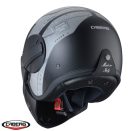 Casca Caberg Ghost X Vyrus P7 negru/gri/verde fluor mat