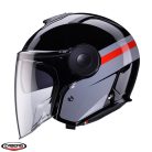 Casca Caberg Soho SV Zephyr L7 negru/gri/rosu lucios