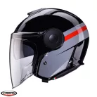 Casca Caberg Soho SV Zephyr L7 negru/gri/rosu lucios