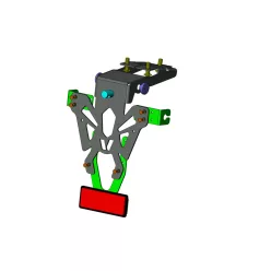Suport număr V Parts negru Honda Cb650f C8-SPH024
