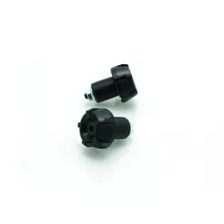   Capete ghidon V Parts Spark aluminiu Ø18 mm negru/negru CX799B092B