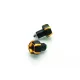 Capete ghidon V Parts Spark aluminiu Ø18 mm negru/auriu CX799B0G2B
