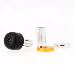   Capăt ghidon V Parts pentru protecție manetă, aluminiu negru/auriu (buc) CX899B192B