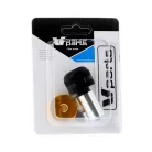Capăt ghidon V Parts pentru protecție manetă, aluminiu negru/auriu (buc) CX899B192B
