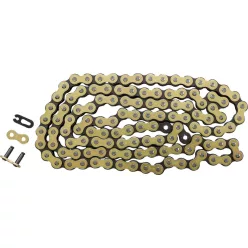 Lanț heavy duty DID 520MX gold/negru 120C