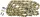 Lanț heavy duty DID 520MX gold/negru 120C