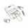 Set mechanism SHAD D1B44MAR SH44