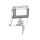 Locking system PREMIUM SHAD D1B482PMAR new titanium for SH48 with PREMIUM SMART lock