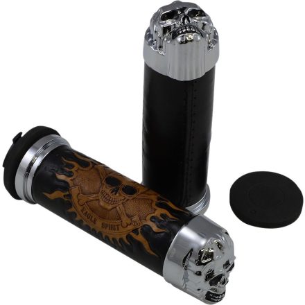 CHR SKULL GRIP W/PLN EYES