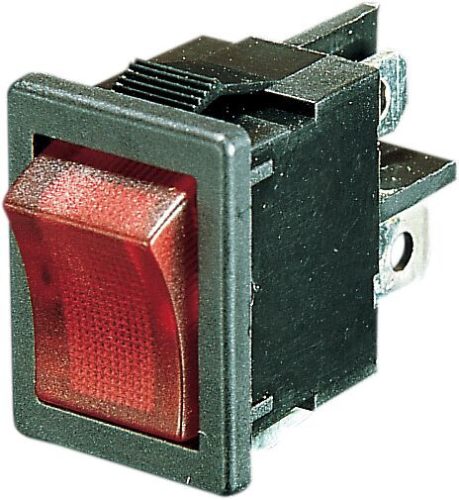 Rocker Switch On/Off Red