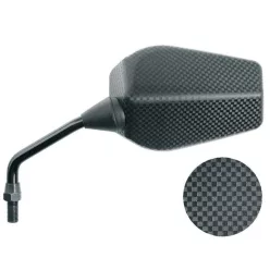   Oglindă Highsider F1 dreptunghiulară stânga universală M10 x 1,25, carbon (bucată)