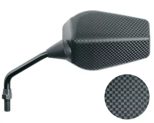 Oglindă Highsider F1 dreptunghiulară stânga universală M10 x 1,25, carbon (bucată)