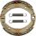 BRAKE SHOE GROOVED