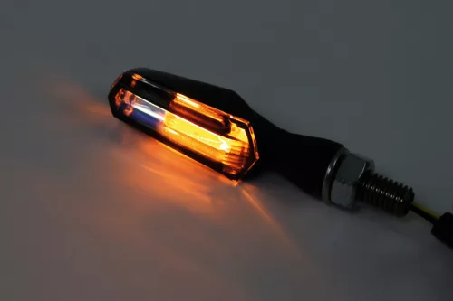 Semnalizator Highsider Scuro LED cu lumină de poziție 2 în 1, dispersor fumuriu (pereche)