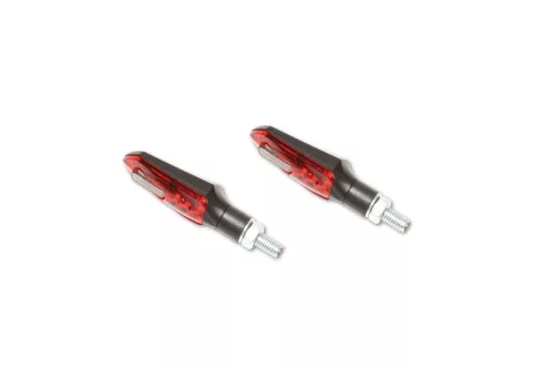 Stop Highsider Arrowhead LED cu semnalizare 3 în 1, dispersor fumuriu/roșu (pereche)
