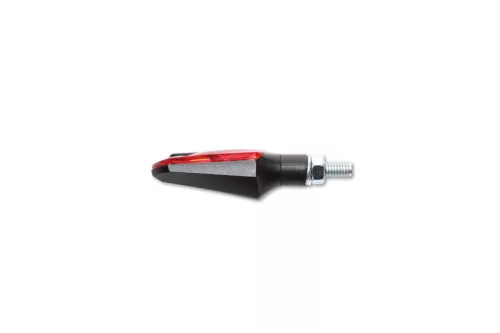Stop Highsider Arrowhead LED cu semnalizare 3 în 1, dispersor fumuriu/roșu (pereche)