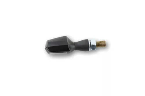 Semnalizator Highsider Block LED, corp negru, dispersor fumuriu, față și spate (pereche)