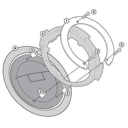 Givi - Suport Easy Lock Pentru Buson Benzina Bf08