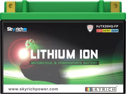 Baterie litiu Skyrich HJTX20HQ-FP (înlocuiește YTX20H-BS), 12V, 420 A CCA