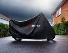 Husă moto/scuter Vector H2O interior/exterior, pentru motociclete cu parbriz, negru, mărime S