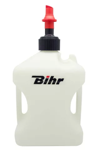 Canistră benzină Bihr Home Track omologată TÜV albă 10L JT810