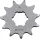 Pinion față JT Sprockets 11T oțel JTF569.11