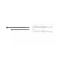 Coliere plastic Bihr nylon 4,6x100 mm negre (set 100 buc) K-160SU