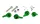 Manetă V Parts Bolts kit verde KIT-SL1-GREEN