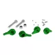 Manetă V Parts Bolts kit verde KIT-SL1-GREEN