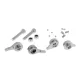 Manetă V Parts Bolts kit argintiu KIT-SL1-SILVER