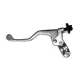 Manetă ambreiaj scurtă cu suport Bihr aluminiu forjat lustruit universală L10-005